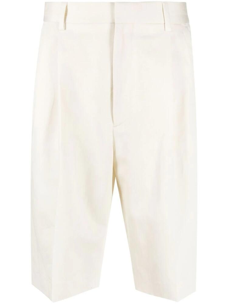 Filippa K pleated tailored shorts - Neutrals Cover