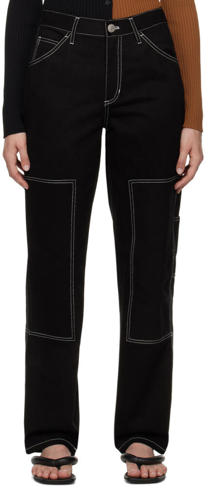 Staud Black Relaxed Fit Jeans Cover