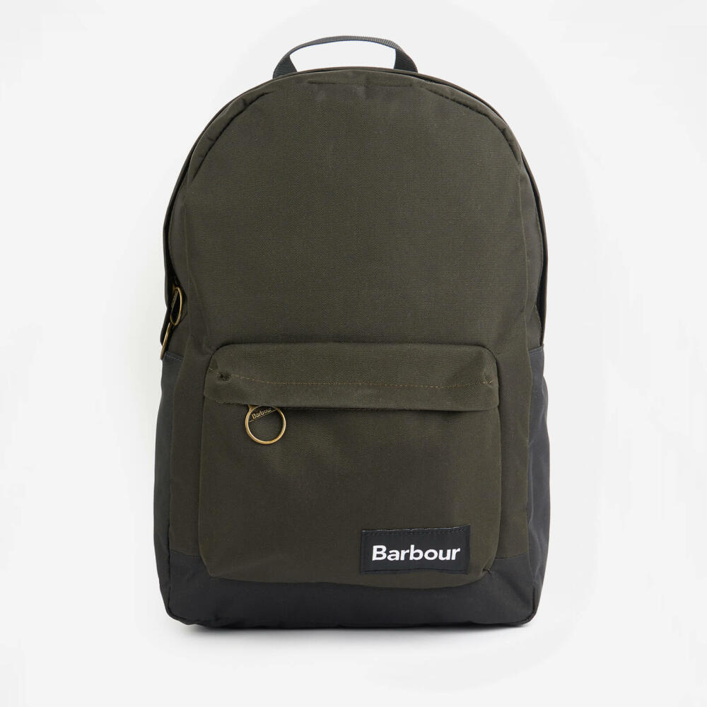 Barbour Heritage Men's Highfield Canvas Backpack - Navy/Olive Cover