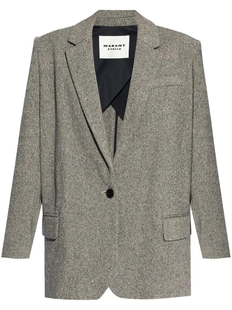 MARANT ÉTOILE single-breasted blazer - Black Cover