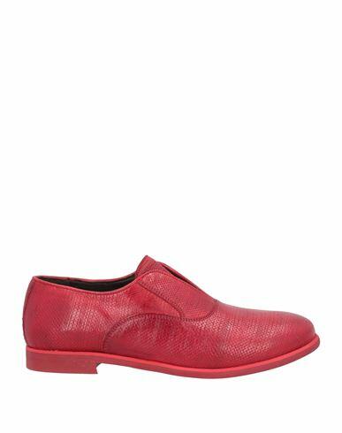 Jp/david Woman Loafers Red Leather Cover