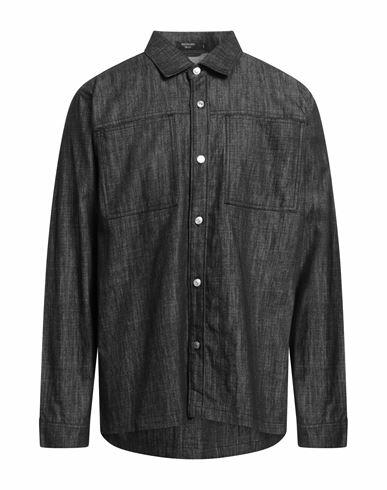 Bolongaro Trevor Man Denim shirt Black Cotton Cover