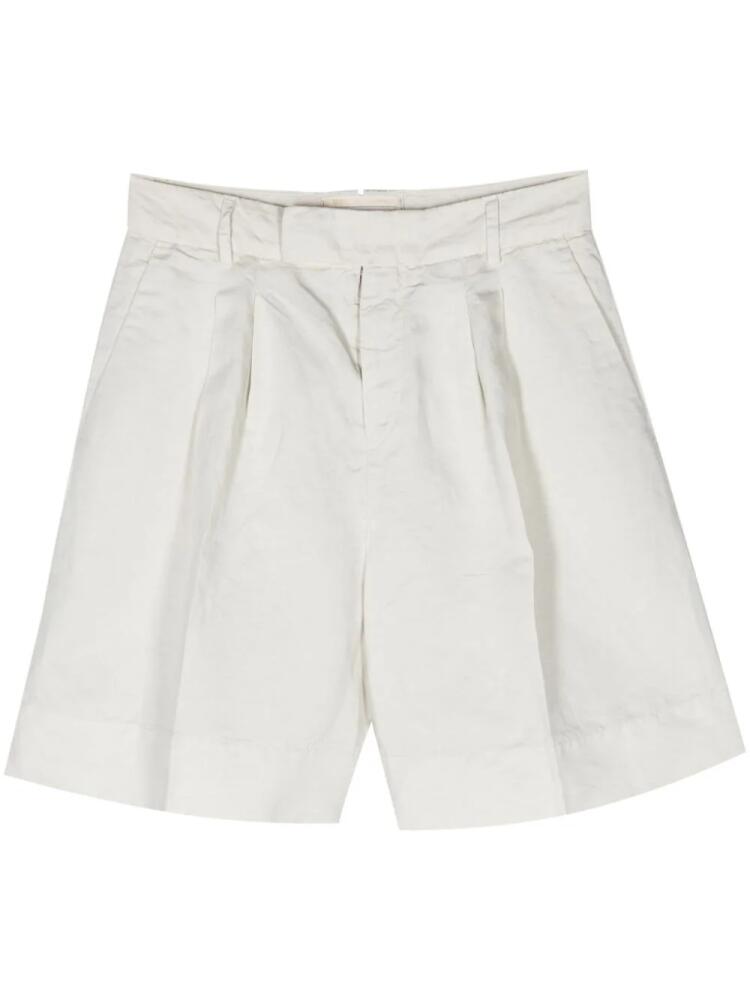 Briglia 1949 Isabelle linen blend bermuda shorts - Neutrals Cover