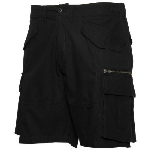 LCKR Black Hawk Cargo Shorts - Mens Black Cover