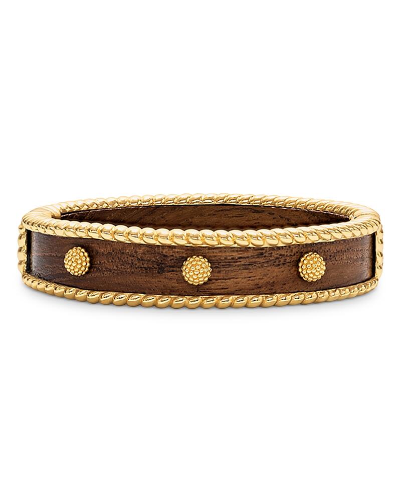 Capucine De Wolf Berry Teak Bangle Bracelet in 18K Gold Plate Cover