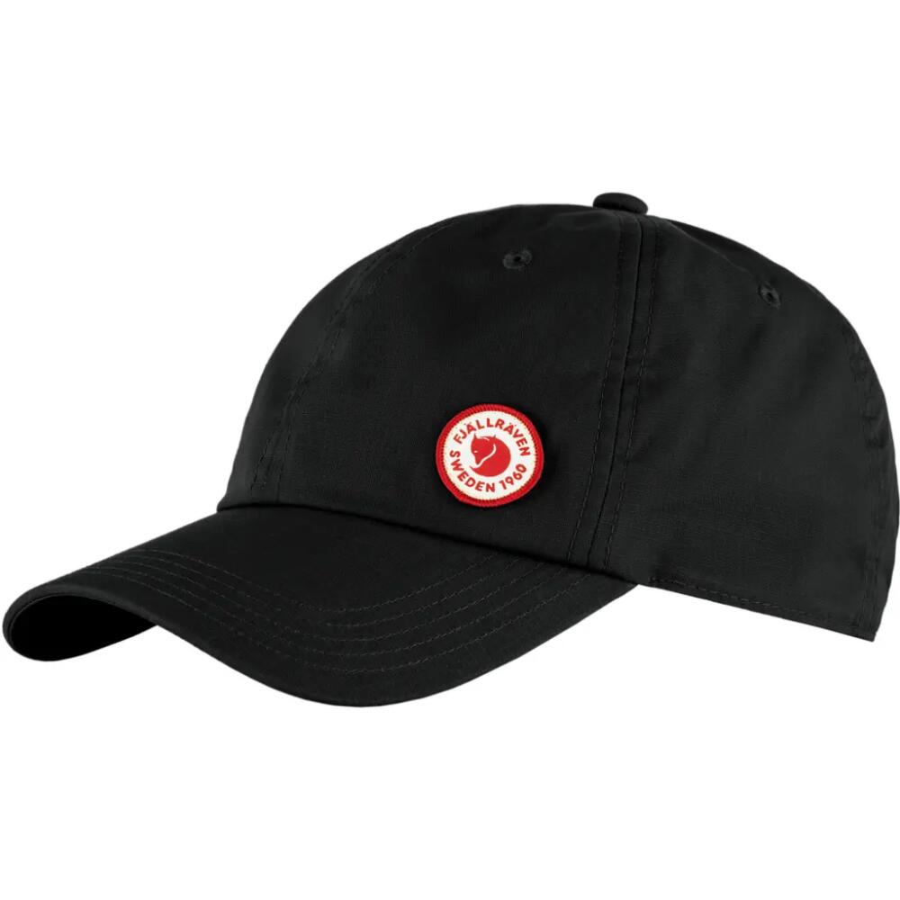 Fjällräven Logo Patch Adjustable Baseball Cap in Black Cover