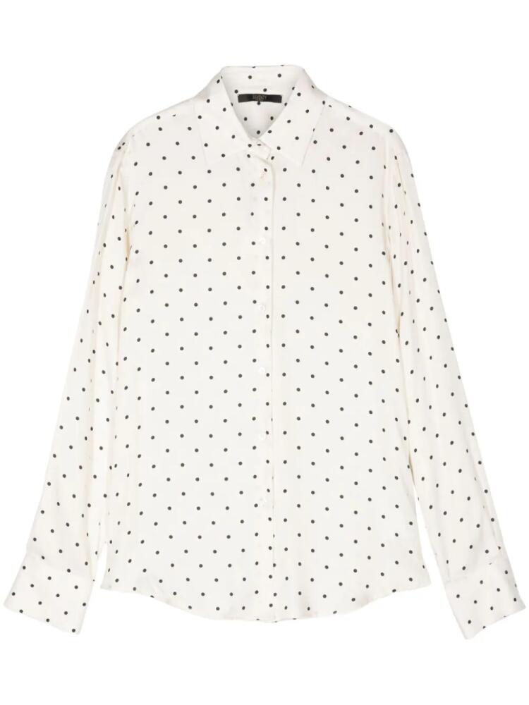 Seventy polka dot-print shirt - Neutrals Cover