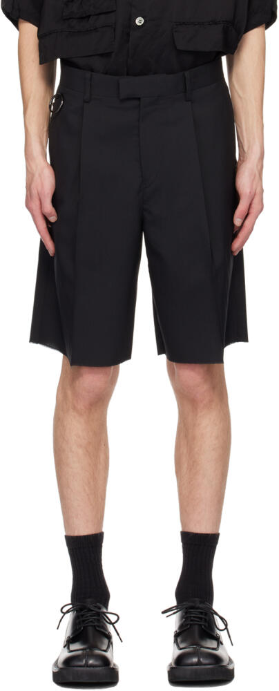 UNDERCOVER Black O-Ring Shorts Cover