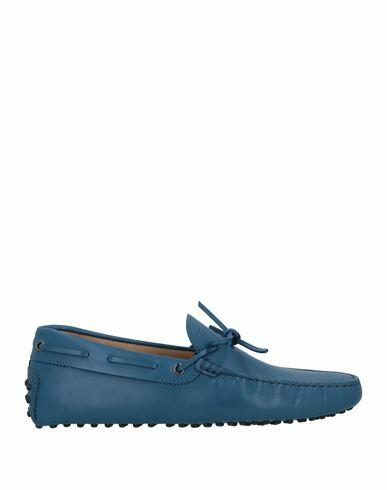 Tod's Man Loafers Blue Soft Leather Cover