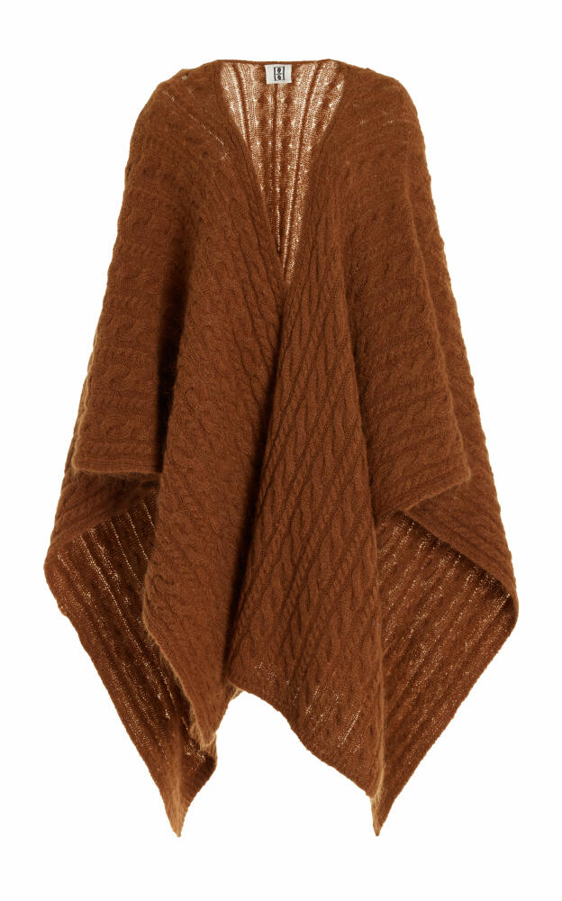 By Malene Birger - Kassillas Draped Knit Poncho - Brown Cover