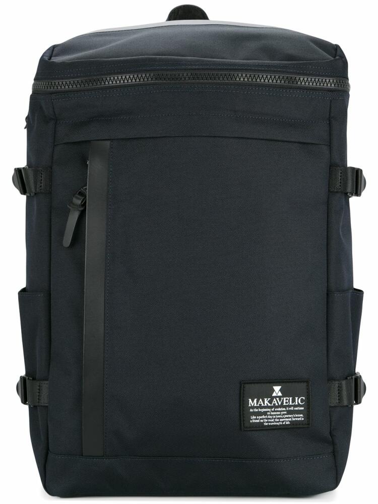 Makavelic rectangle backpack - Blue Cover