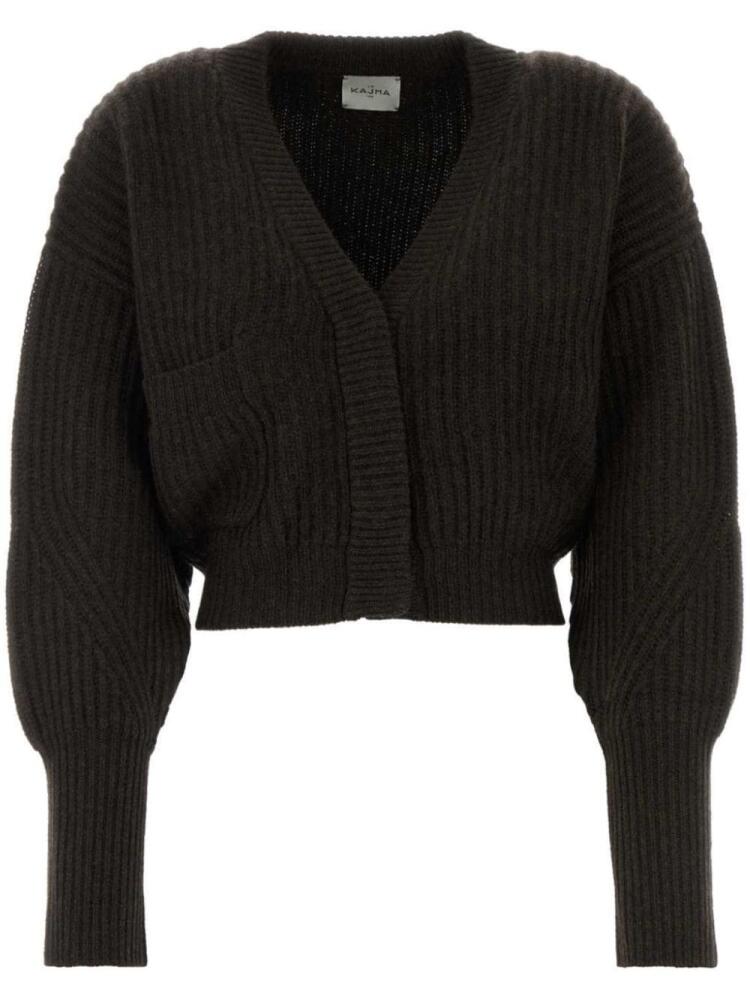 Le Kasha organic cashmere cardigan - Brown Cover