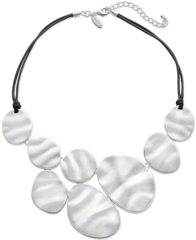 Style & Co Silver-Tone Frontal Necklace, 19-1/4" + 3" extender, Created for Macy's - Silver Cover