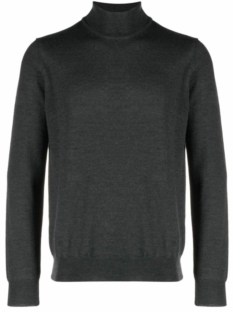 Corneliani roll-neck virgin wool jumper - Grey Cover