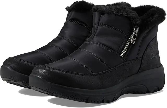 SKECHERS Easy Going - Frosty Charm (Black/Black) Women's Shoes Cover