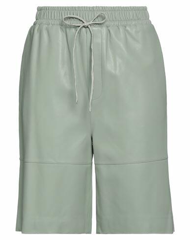 Isabelle Blanche Paris Woman Shorts & Bermuda Shorts Sage green Viscose, Polyester Cover