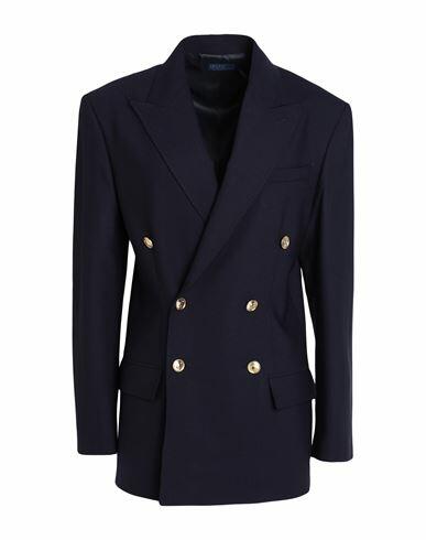 Polo Ralph Lauren Woman Blazer Navy blue Wool, Elastane Cover