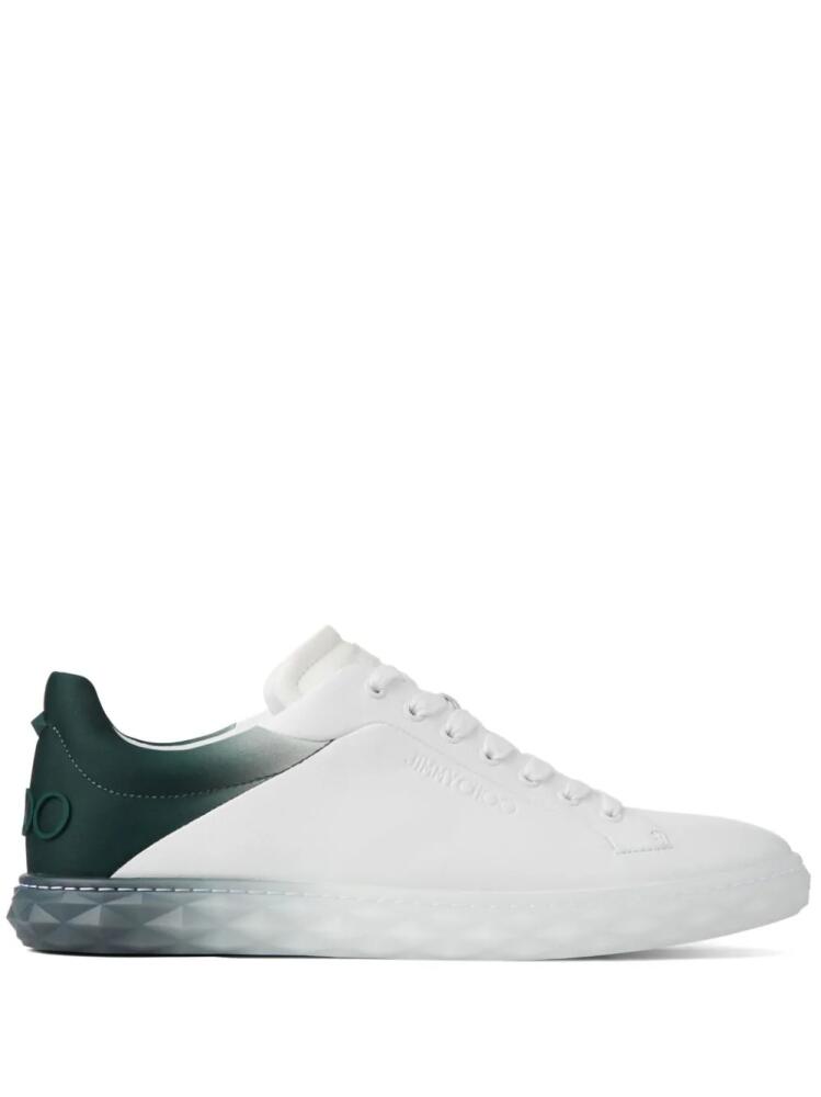 Jimmy Choo Diamond Light/M II ombré-effect sneakers - White Cover