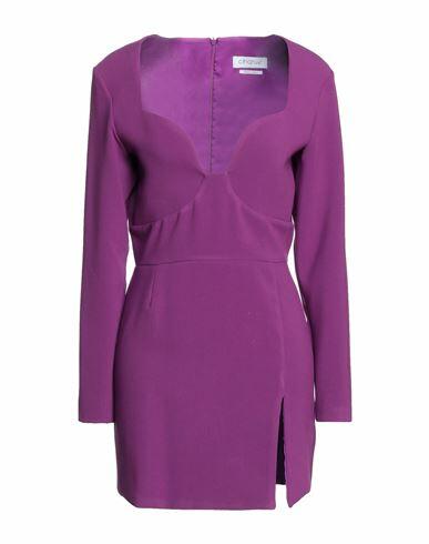 Cinqrue Woman Mini dress Mauve Polyester, Rayon, Elastane Cover