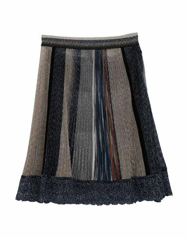 Missoni Woman Midi skirt Blue Silk, Elastane Cover