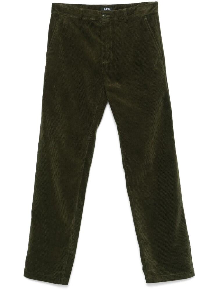 A.P.C. Constantin trousers - Green Cover