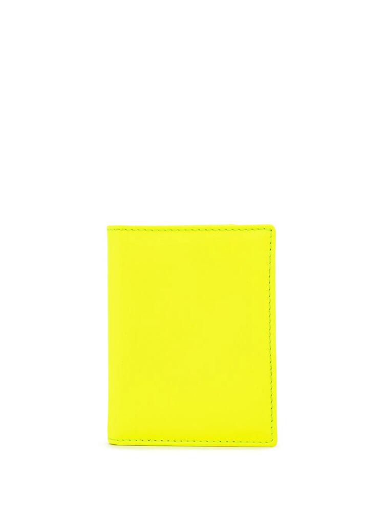 Comme Des Garçons Wallet colour-block cardholder wallet - Yellow Cover