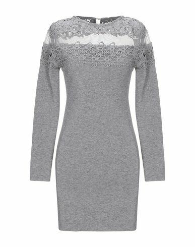 Cashmere Company Woman Mini dress Grey Wool, Cashmere, Nylon, Elastane Cover