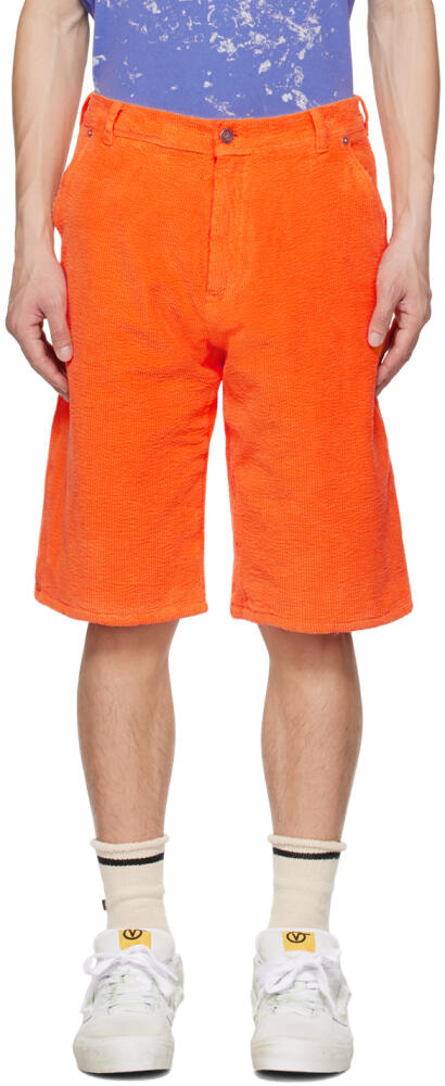 ERL Orange Three-Pocket Shorts Cover