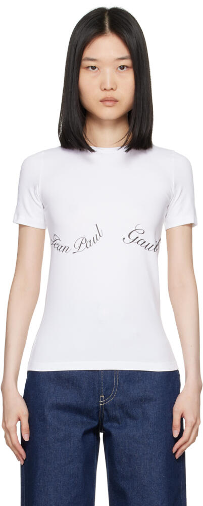 Jean Paul Gaultier White 'The Jean Paul Gaultier' T-Shirt Cover