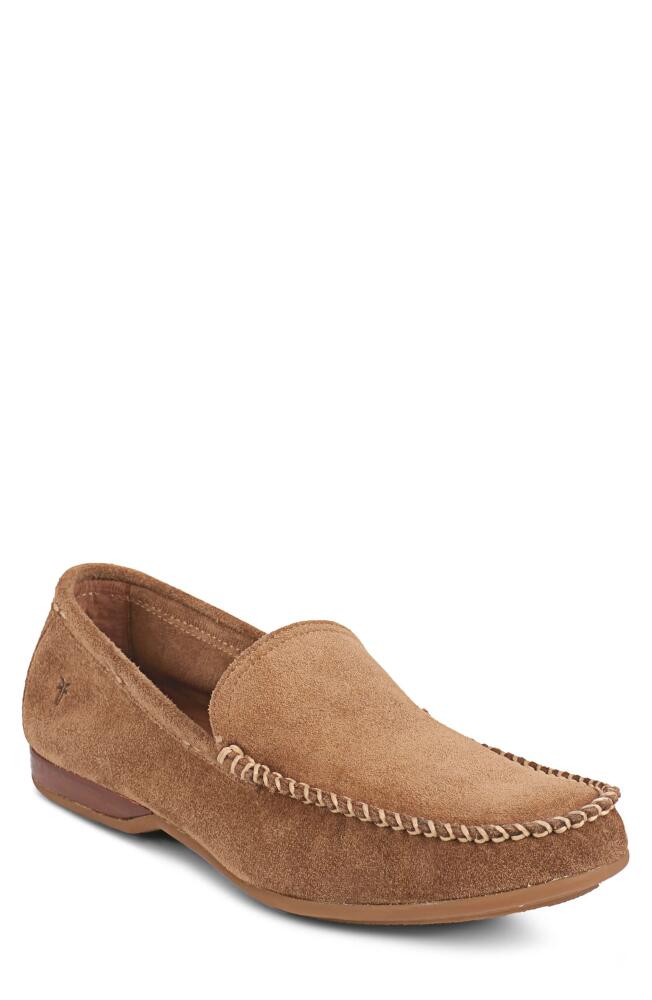 Frye Lewis Venetian Loafer in Ash Hendricks Leather Cover