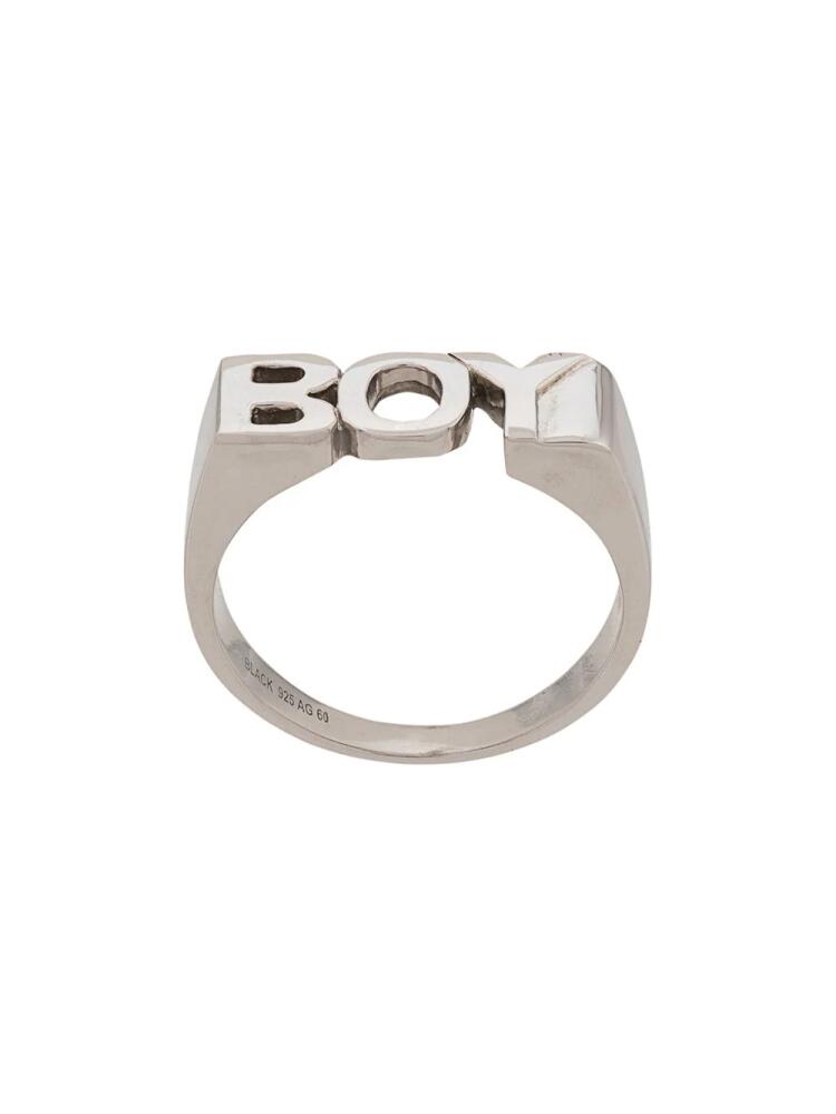 Maria Black Boy ring - Silver Cover