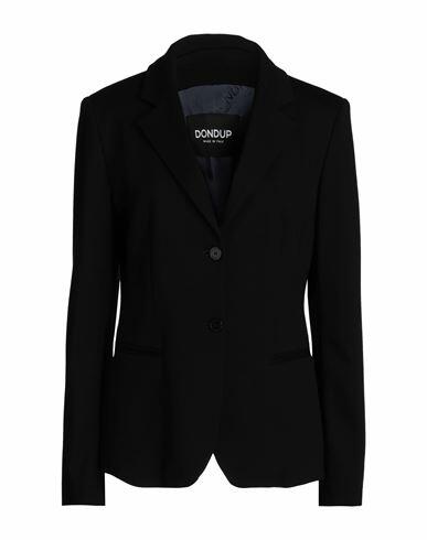 Dondup Woman Blazer Black Viscose, Polyamide, Elastane Cover