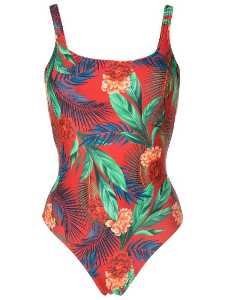 Lygia & Nanny Hapuna floral-print swimsuit - Red Cover