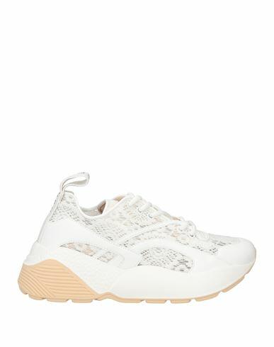 Stella Mccartney Woman Sneakers White Textile fibers Cover