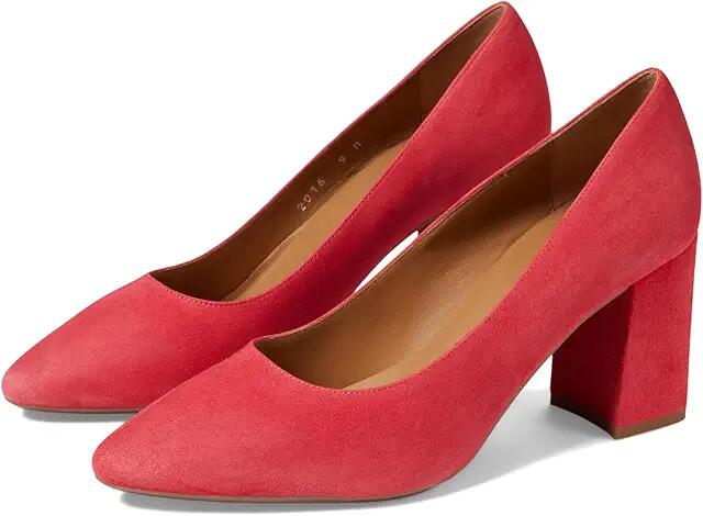 Aquatalia Peony Suede Pump (Raspberry) Women's Shoes Cover