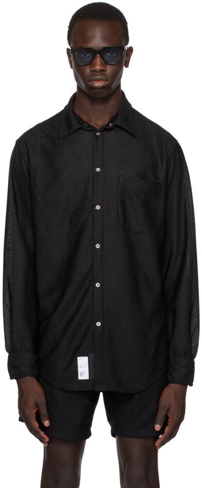 4SDESIGNS Black Pocket Shirt Cover