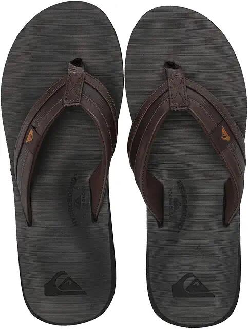 Quiksilver Carver Squish (Brown/Black/Brown) Men's Sandals Cover