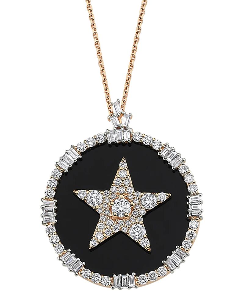 BeeGoddess Sirius Stat 14k Diamond Pave Necklace Cover