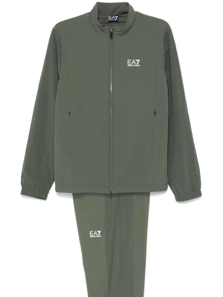 Ea7 Emporio Armani logo-print tracksuit - Green Cover