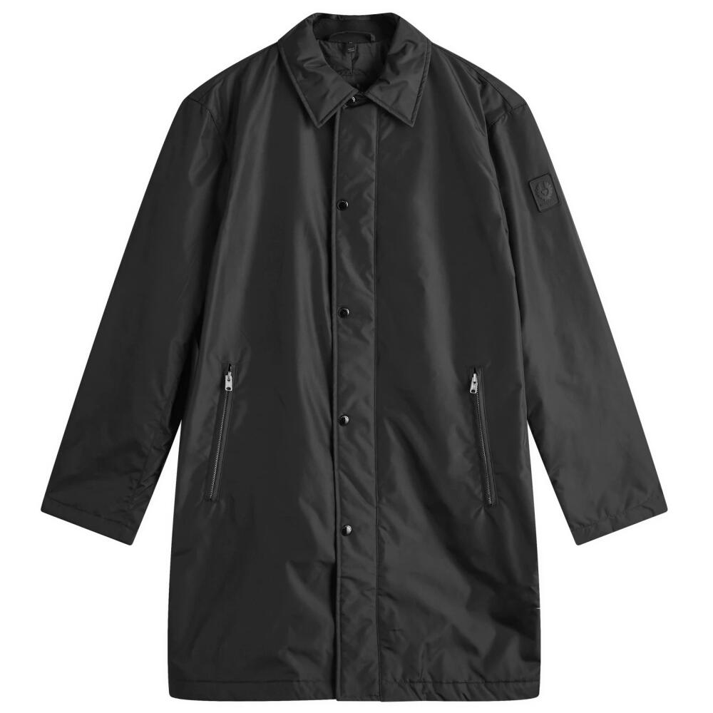 Belstaff Men's Drill Nylon Shell Coat in Black Cover