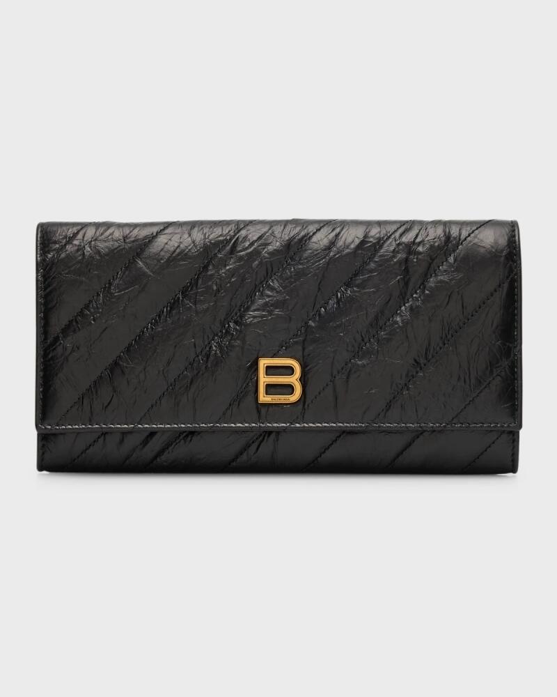 Balenciaga Crush Quilted Wallet on Chain Cover