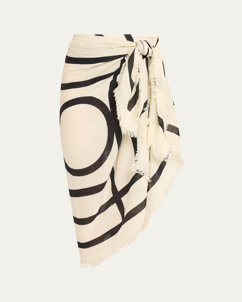 Toteme Monogram Sarong/Robe Coverup Cover