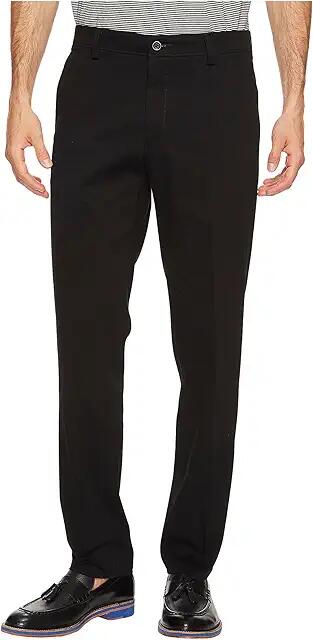 Dockers Easy Khaki Slim Fit Pants (Black) Men's Clothing Cover