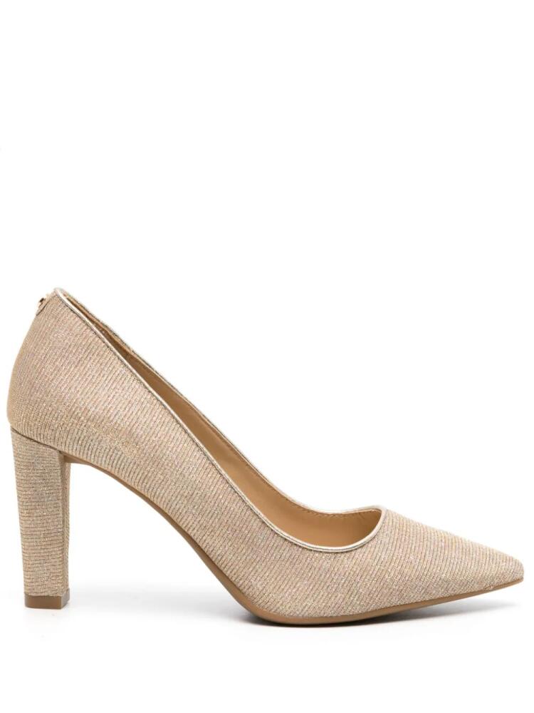 Michael Michael Kors Alina Flex 90mm glittery pumps - Gold Cover