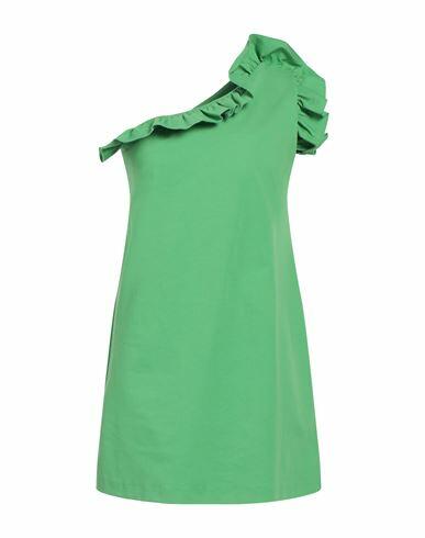 Twenty Easy By Kaos Woman Mini dress Green Cotton, Polyamide, Elastane Cover