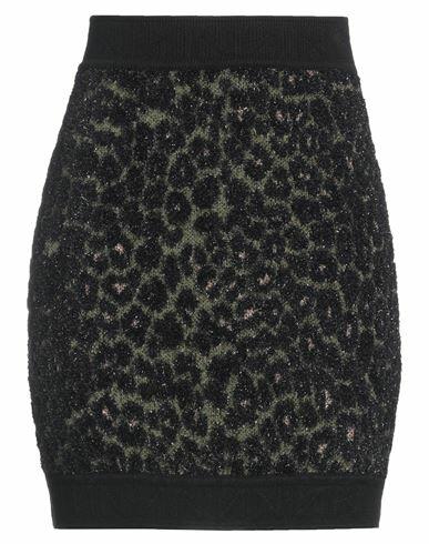 Nenette Woman Mini skirt Black Viscose, PBT - Polybutylene terephthalate, Polyamide, Metallic Polyester Cover