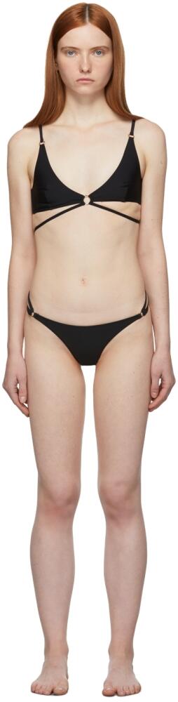 Stella McCartney Black Double Strap Bikini Cover