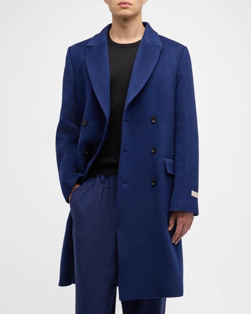 Marni Men's Double-Breasted Overcoat Cover