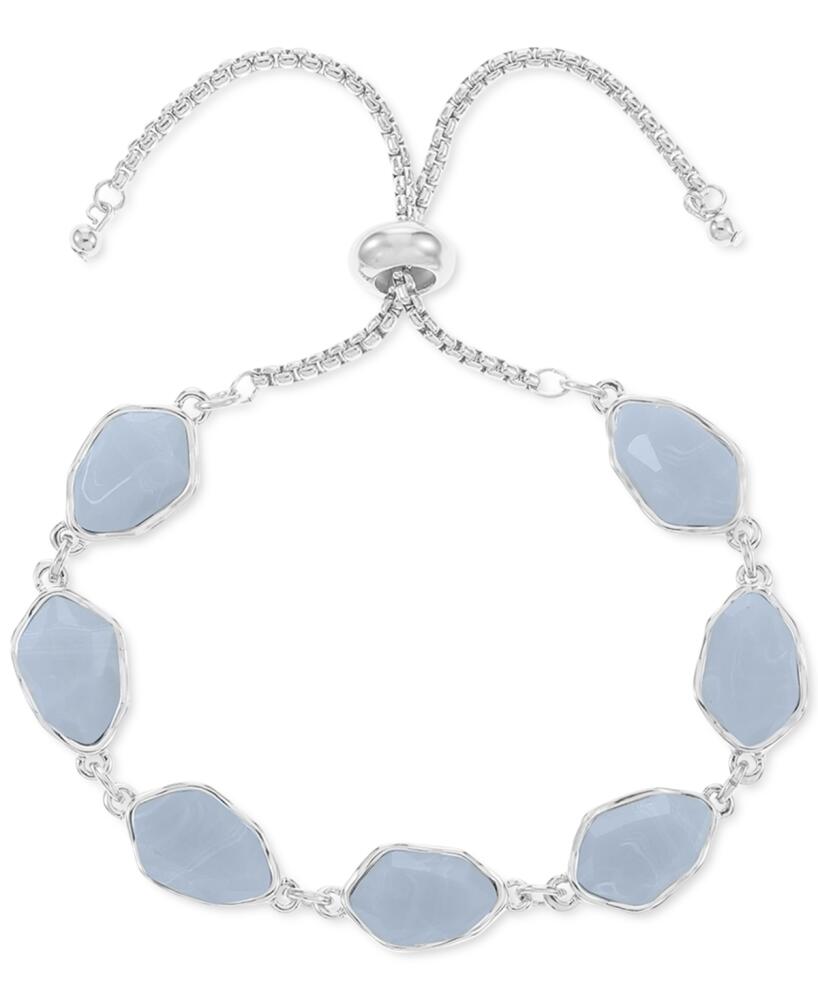 Style & Co Colored Stone Slider Bracelet, Created for Macy's - Pastel Blue Cover