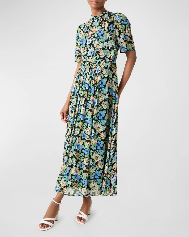 LK Bennett Thelma Floral-Print Woven Viscose Maxi Dress Cover